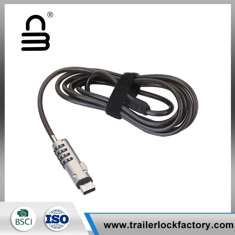 4 डिजिटल युनिभर्सल USB ल्यापटप लक